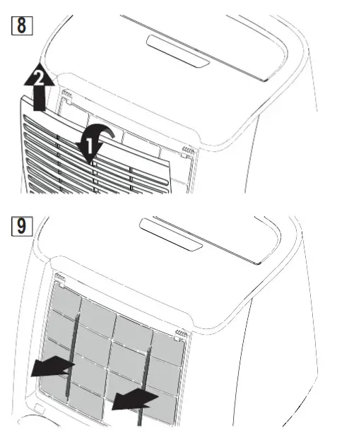 DeLonghi PACEX390UVcare 6AL WH WH Penguino 14000 BTU Portable Air Conditioner- figure 8