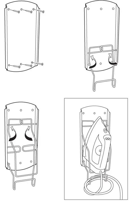IKEA 900.903.84, VARIERA Holder For Iron Galvanised fig2