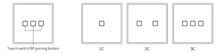 SONOFF-TXT2EU-RF-433MHz-Wireless-Stick-on-Smart-Wall-Switch-FIG-2