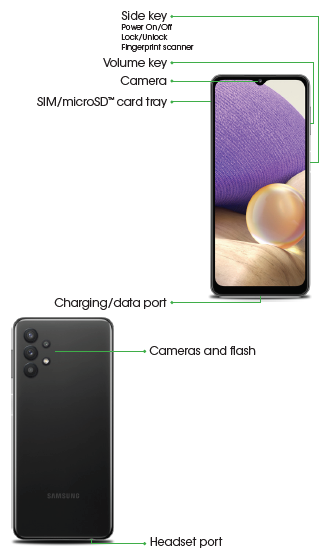 SAMSUNG Galaxy A32 5G Cricket Smartphone 1