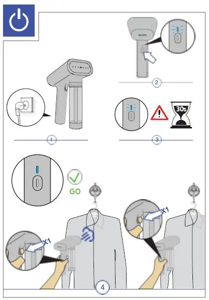 SteamOne XL400 Handheld Steamer FIG 3