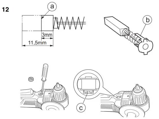 HiKOKI DN 18DSL Angle with Keyless Chuck - fig 12