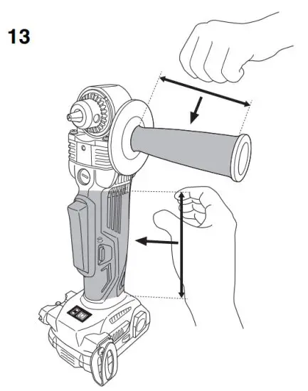 HiKOKI DN 18DSL Angle with Keyless Chuck - fig 13