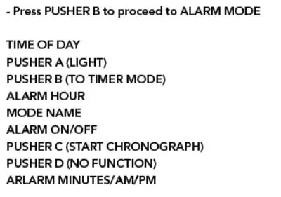 NIXON The Rhythm Watch 100 Meter Digital User Manual - Chrono Mode