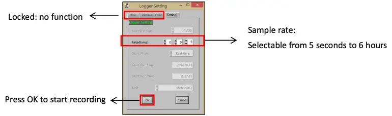 Logger setting