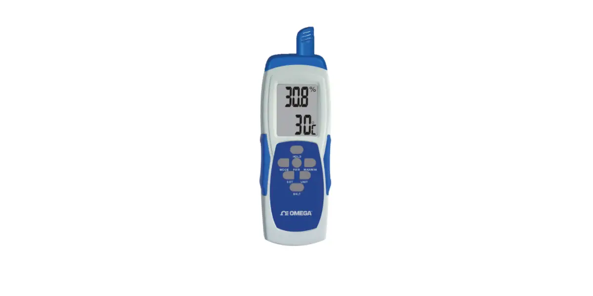 Omega Thdp-10 Series Temperature/humidity/dew Point Meter With Optional Data Logger User Guide