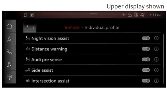 myAudi IQ 2021 Audi Q7 - car font - Maximum