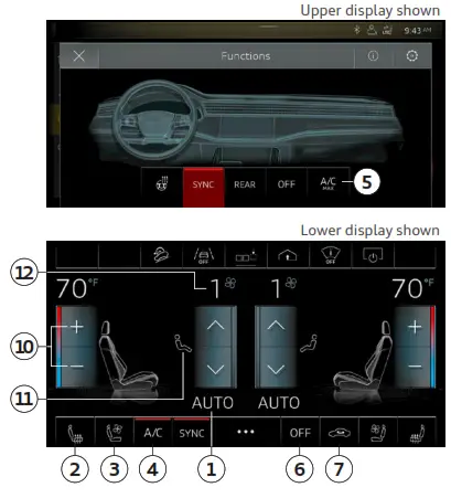 myAudi IQ 2021 Audi Q7 - car font - Passenger