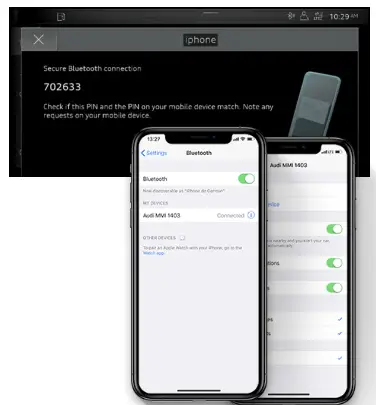 myAudi IQ 2021 Audi Q7 - car font - Setup