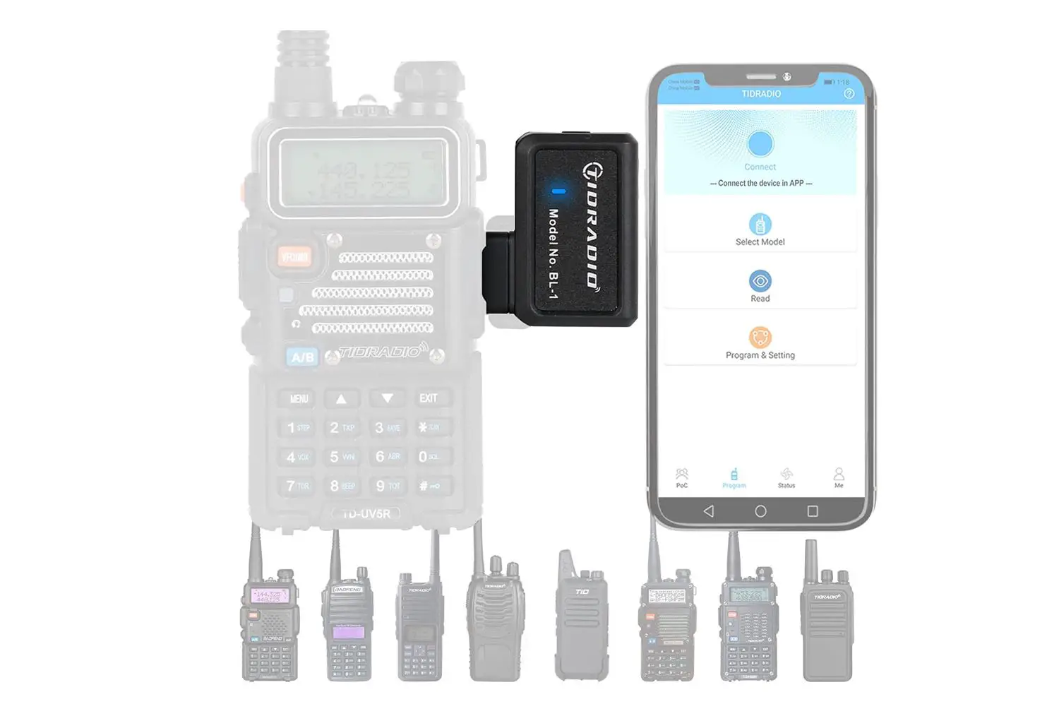 Tidradio Bl-1 Bluetooth Radio Programmer User Manual