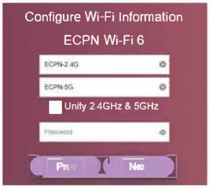 FIG 9 Set your Wireless network and Login password