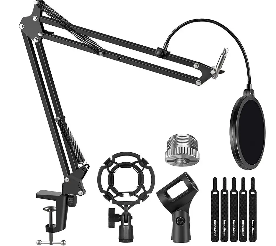 InnoGear-Microphone-Stand-for-Blue-Yeti-Adjustable-Suspension-Boom-Scissor-Arm-Stand-logo