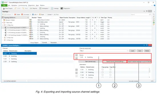 SIEMENS RS AA Channel Multiplier - Exporting