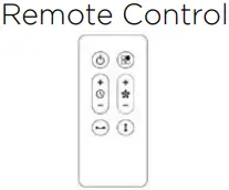 Dimplex Air Circulator Pedestal Fan - Parts 3 Remote Control