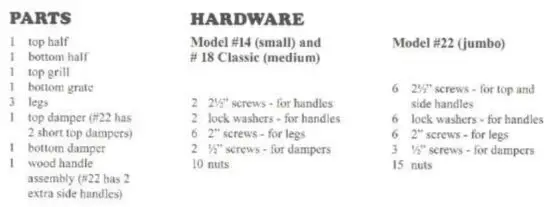 FIG 2 GRILL ASSEMBLY