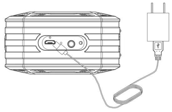 aiwa SB X80 Adventure Mini IP67 Bluetooth Speaker - Battery & Charger