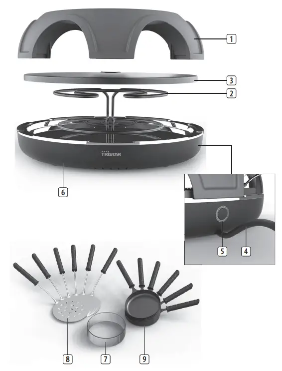 TRiSTAR-PZ-9160-Pizza-Festa-Gourmet-Oven-1