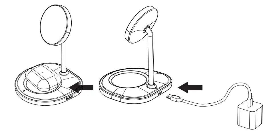 Shenzhen Topband WCM10 3In1 Magnetic Wireless Charging Stand - Magnetic wireless charge 2