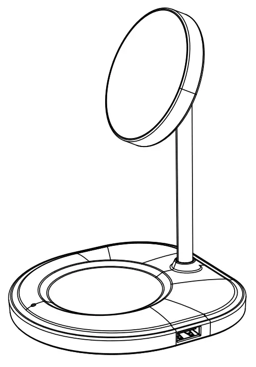 Shenzhen Topband WCM10 3In1 Magnetic Wireless Charging Stand