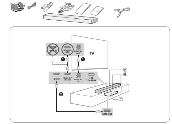 LG DSP2W Sound Bar - Fig 1