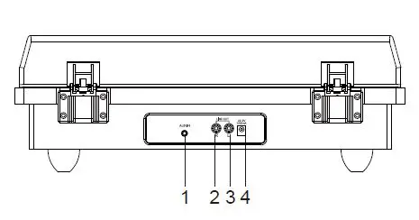 Lenco LS-55BK Turntable with Bluetooth FIG 3
