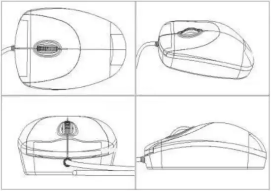 Mouses M108 Wired Mouse A