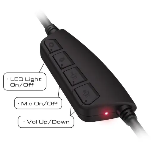 GAMDIAS HEBE M3 RGB Surround Sound Gaming Headset - Fig