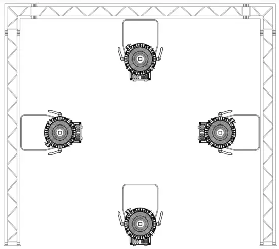 elumen8 ELUM135 Virtuoso 2000 Fresnel RGBAL - Fig4