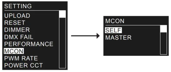 elumen8 ELUM135 Virtuoso 2000 Fresnel RGBAL - MCON setting