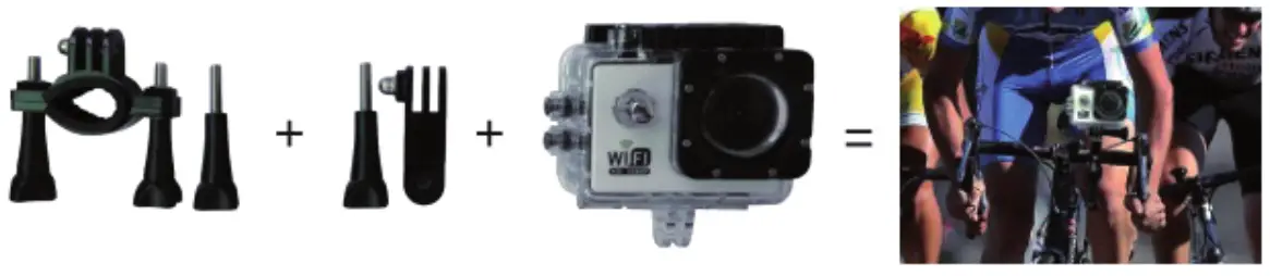 SENCOR 3CAM 4K04WR Outdoor Action Camera - long rod