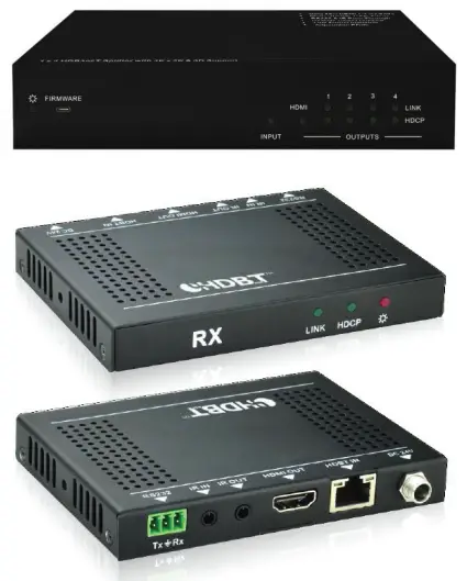 BLACKBIRD 4K HDBaseT 1x4 Splitter Extender2