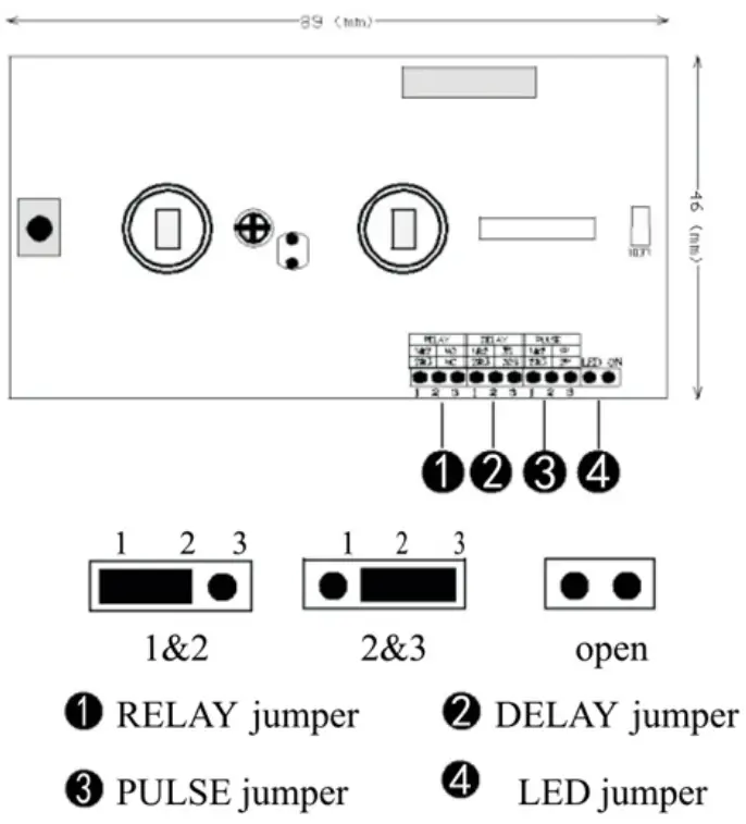 HEIMAN HM-807DWP Digital Passive Infrared Motion Detector - Jumper