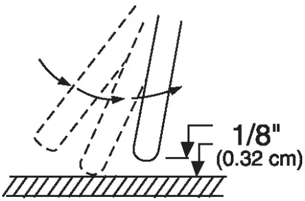 MASTERCRAFT ARC Stick Welde een the rod an