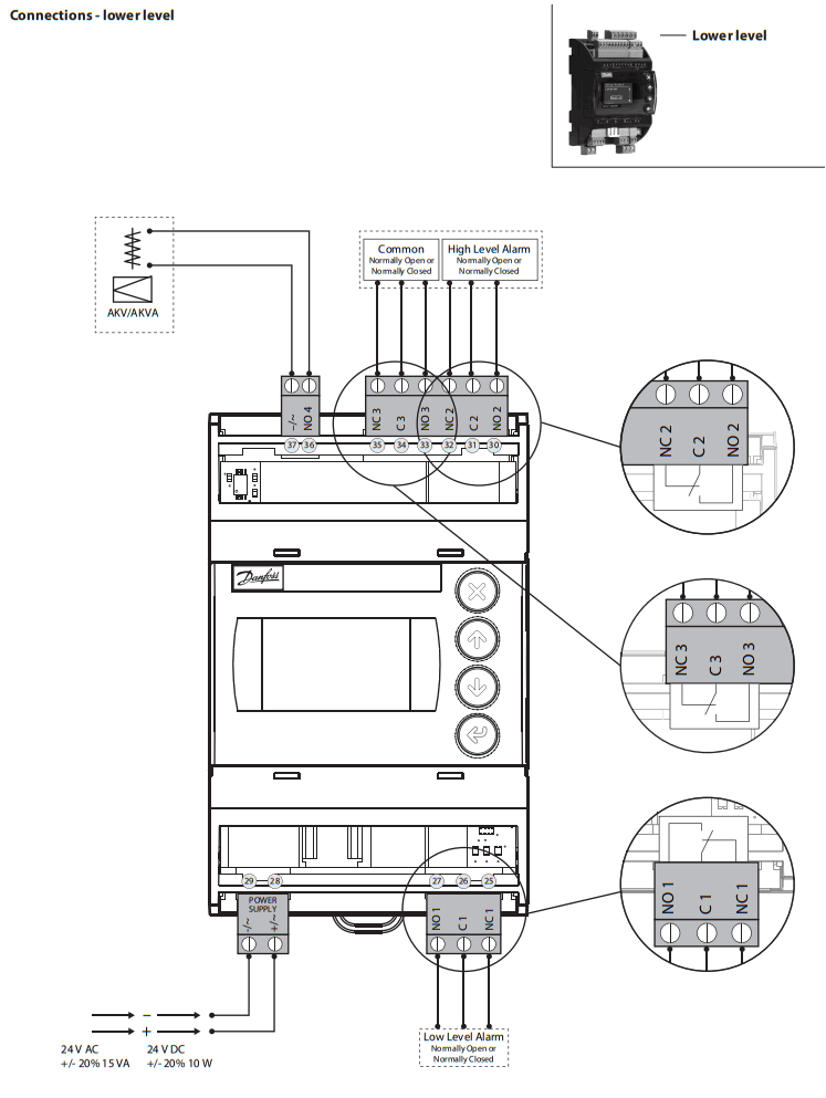 Danfoss EKE 347 Liquid Level Controller - Fig 2