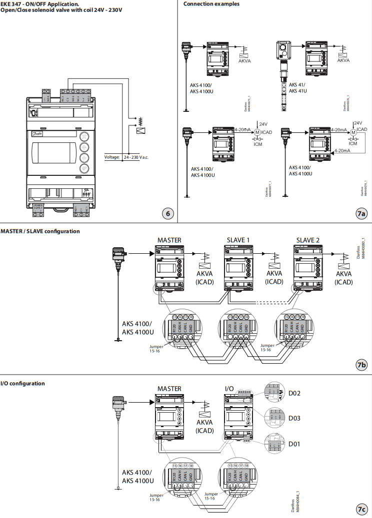 Danfoss EKE 347 Liquid Level Controller - Fig 3