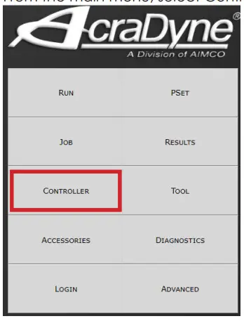 AcraDyne LIT MAN177 Gen IV Controller Ethernet