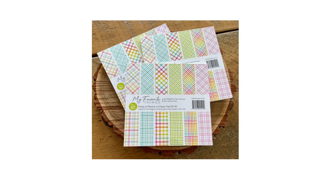 My Favorite Things Ep90 Pretty In Plaid Paper Pad Colour Chart User Manual