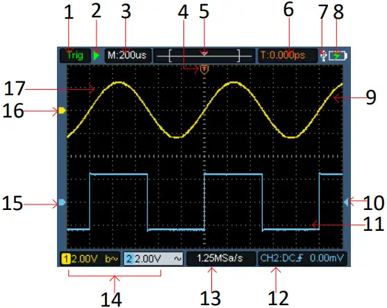 owon HDS200 Dual Channel Series Handheld Oscilloscope A5