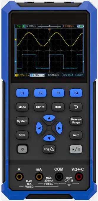 owon HDS200 Dual Channel Series Handheld Oscilloscope