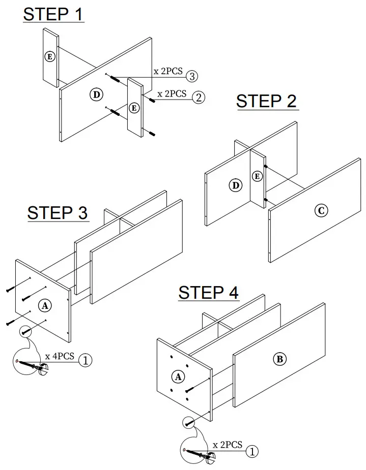 Furinno 20316 Desk Top Organizing Shelf - Figure 2