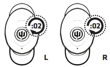 WICKED AUDIO Axoma Wireless Earbuds - Turning Earbuds on off 3