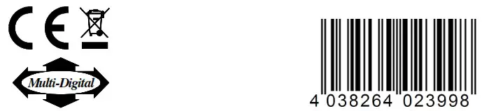 ldt infocenter S DEC 4 MM G Digital Professional 4 Fold Turnout Decoder - barcode