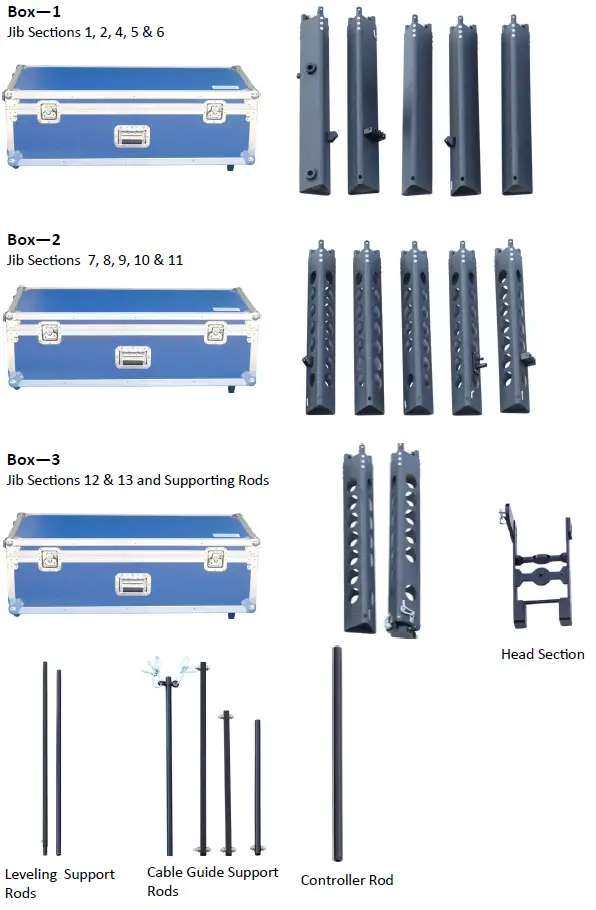 PROAIM JB-FR6T-00 40ft Fraser Crane Starter Package-2