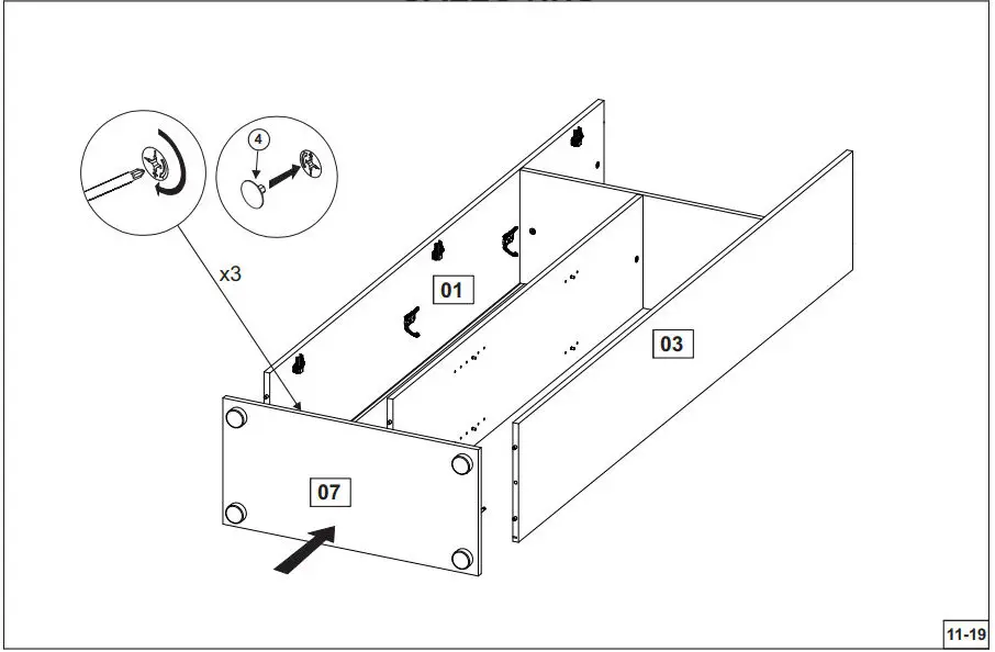 InterLink 19500110 Gallo HHS Household Cupboard - GALLO HHS 7