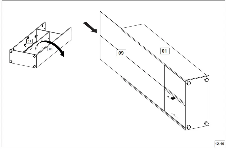 InterLink 19500110 Gallo HHS Household Cupboard - GALLO HHS 8