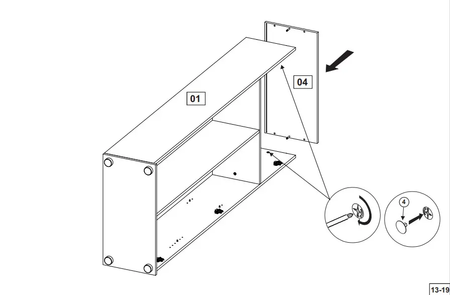 InterLink 19500110 Gallo HHS Household Cupboard - GALLO HHS 9