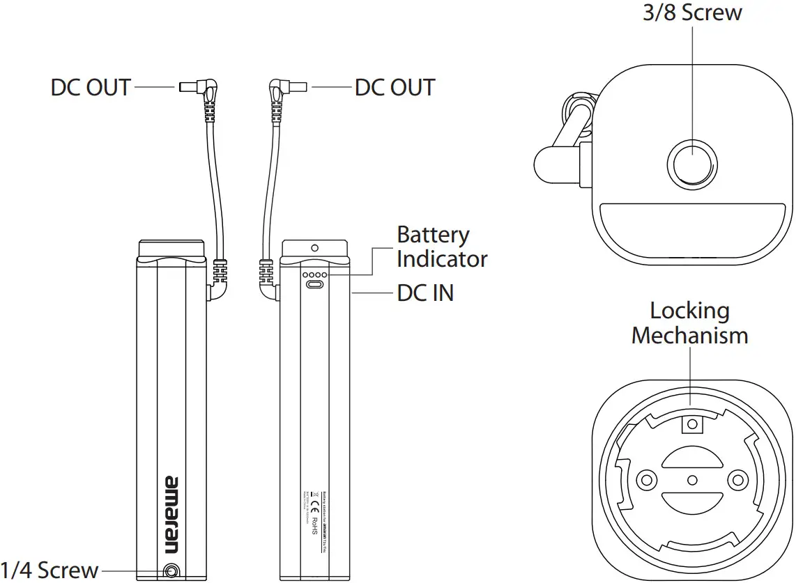amaran T2C LED Tube Light - fig 3