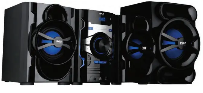 PYLE PHSKR14 3-Piece Wireless BT Streaming Stereo System-fig1