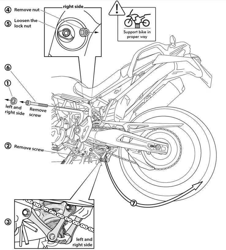 TOURATECH Rear Shock Absorber for Triumph Tiger 900 Rallye and Rally Pro - fig