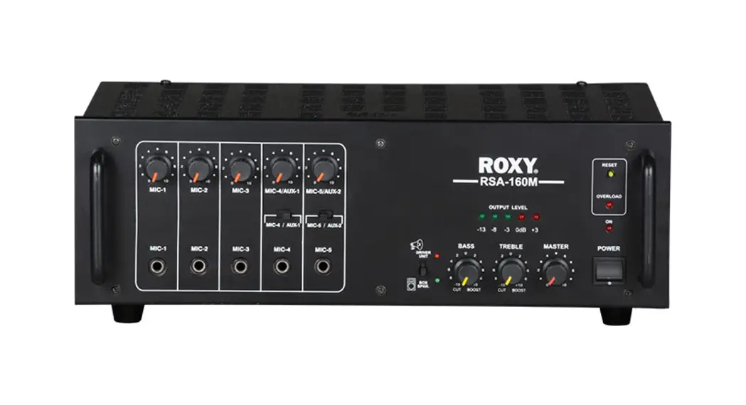Roxy Rsa-160 Series Pa Mixer Amplifier User Manual